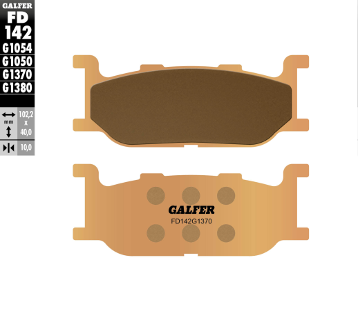 Гальмівні колодки GALFER FD142G1370 (FA179)