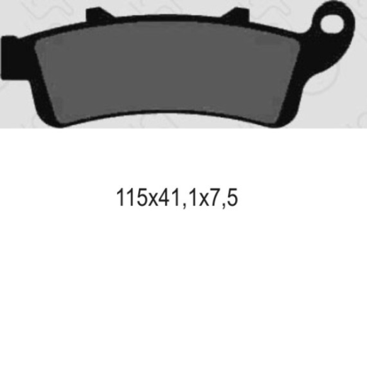 Гальмівні колодки GALFER FD205G1651 (FA261/FA281)