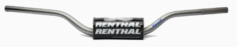 Алюминиевый руль RENTHAL 28.6 mm Серый 604-01-GR
