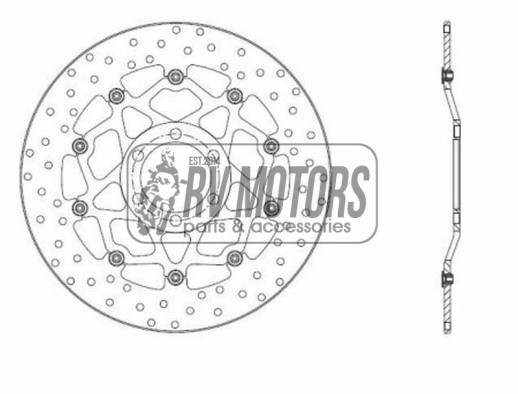 Гальмівний диск BREMBO BRM 78B40818 