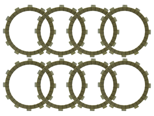 Фрикционные диски сцепления SUZUKI RMZ 450 '05-'15, LTR 450 '06-'12, RMX 450Z '10-'15 (F1932) (EBS3450R) BRONCO AT-03653P
