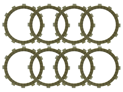 Фрикционные диски сцепления SUZUKI RMZ 450 '05-'15, LTR 450 '06-'12, RMX 450Z '10-'15 (F1932) (EBS3450R) BRONCO AT-03653P