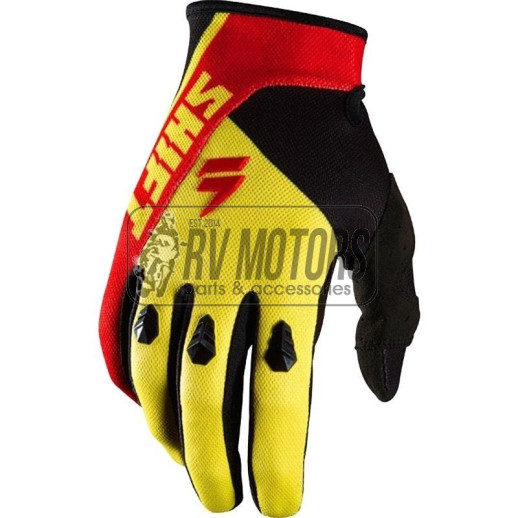 Рукавички крос Shift Assault жовтий/червоний