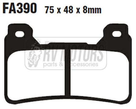 Гальмівні колодки EBC FA390HH