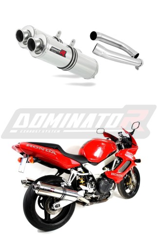 Прямоток Honda VTR 1000F Firestorm 1998 - 2001 DOMINATOR круглый