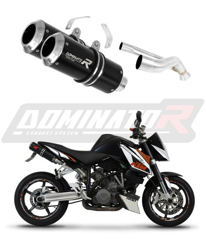 Прямоток KTM 990 SUPER Duke 2005 - 2013 DOMINATOR GP черный