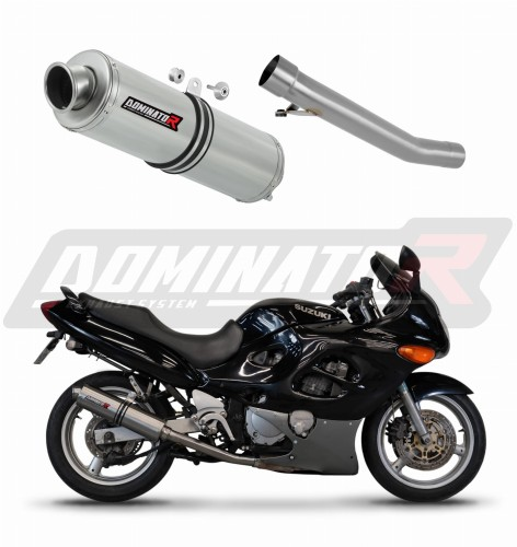Прямоток Suzuki GSXF 600 1998 - 2006 DOMINATOR круглый