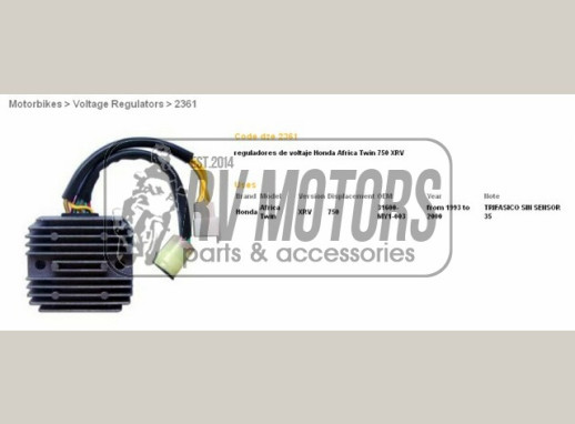 Регулятор напруги HONDA XRV 750 93-00 DZE ELEKTRYKA 2361-01