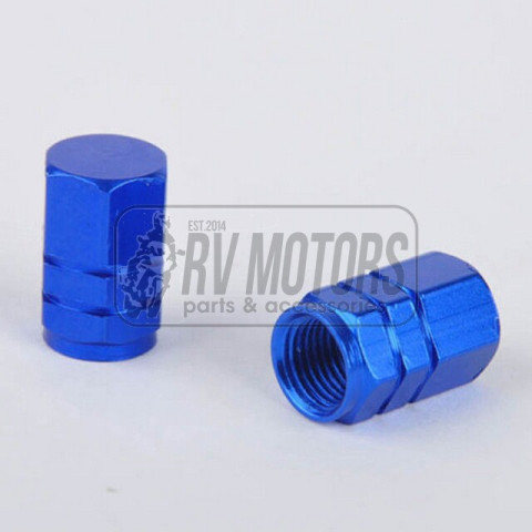 Колпачки ниппеля поршень синий 