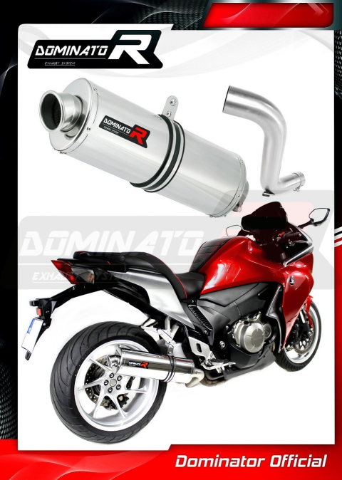 Прямоток DOMINATOR HONDA VFR 1200 F 2010 - 2018 овальный