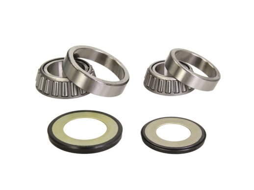 Комплект підшипників кермової колонки KAWASAKI KDX, KLX, KX, ZG; SUZUKI AH, AN, DR, GN, GR, GS, GSF, GSX, GSX-R, GSX-S, GV, GW, GZ, LS, M, PE, RF, RG, RGV, RM, RV, SFV, SP , SV 100-1800 1977-4 RIDE AB22-1004