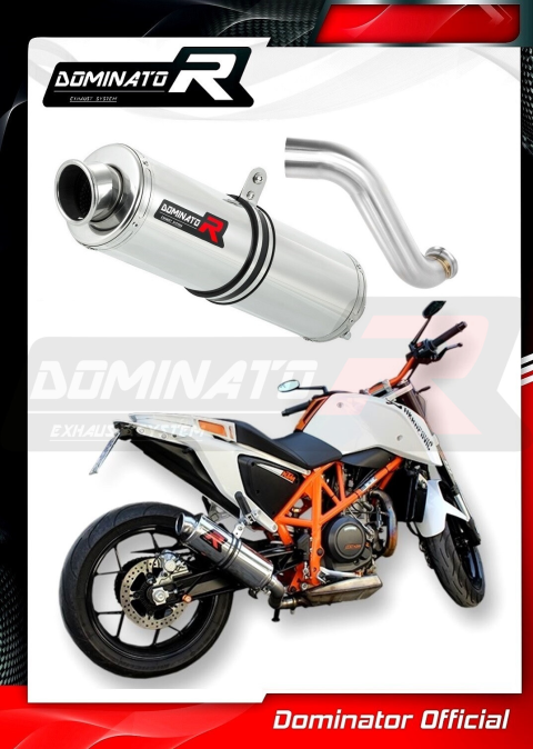 Прямоток DOMINATOR KTM 690 DUKE 2012 - 2018 круглый