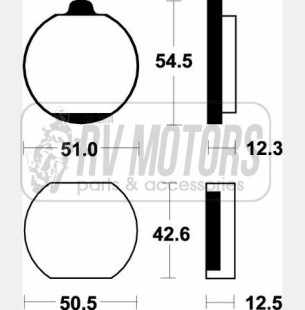Тормозные колодки SBS 510HF