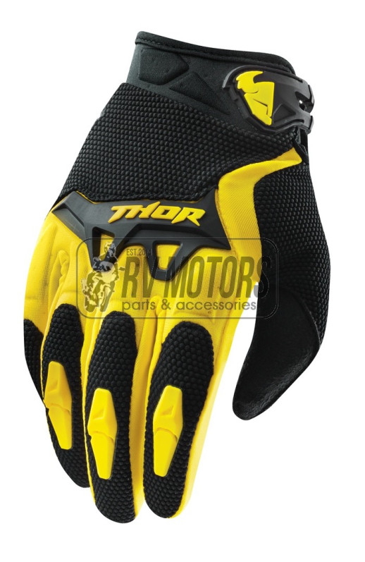 Рукавички крос Thor Spectrum жовті