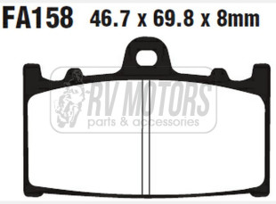 Тормозные колодки EBC FA158
