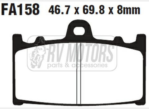 Тормозные колодки EBC FA158