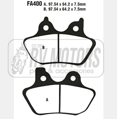 Тормозные колодки EBC FA400VLD