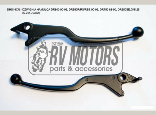 Важіль гальма SUZUKI DR800 '90-'95,DR650R/RS/RSE '90-'95,DR750 '88-'90,DR650SE,GN125 NACHMAN DHS14CN