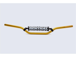 Алюминиевый руль RENTHAL 22 mm MX Handlebar Золотой 693-01-GO-01-185