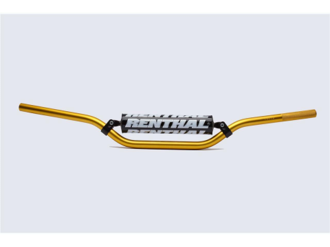 Алюминиевый руль RENTHAL 22 mm MX Handlebar Золотой 693-01-GO-01-185