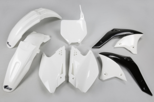 Комплект пластика UFO KAWASAKI KXF 250 '07 (белый) KA208E047