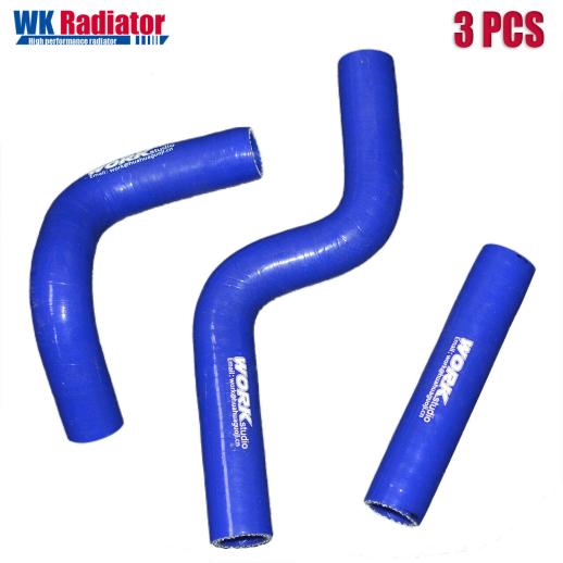 Коплект патрубков системы охлаждения Kawasaki KX80 KX85 KX100 98-13 WORK 052B