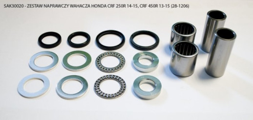 Комплект підшипників осі маятника BEARING WORX SAK30020 HONDA CRF 250R 14-17, CRF 450R 13-16 (28-1206)