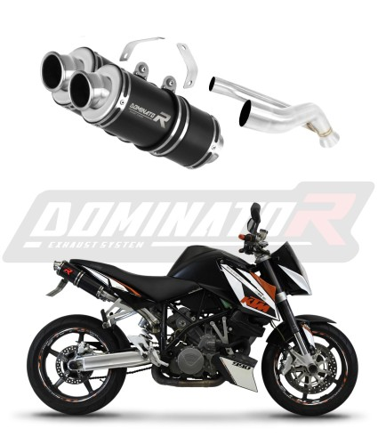 Прямоток KTM 990 SUPER Duke 2005 - 2013 DOMINATOR GP1 черный