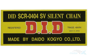 Цепь ГРМ DID SCR0404SV-104 (закрытая)