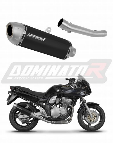 Прямоток Suzuki GSF BANDIT 1200 1996 - 2000 DOMINATOR S6 черный