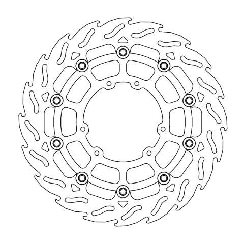 Тормозной диск MOTO-MASTER   HONDA CRF 250/450 '04-'20 300MM     M112295