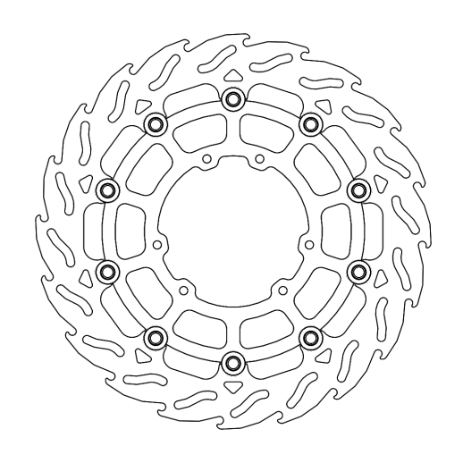 Тормозной диск MOTO-MASTER   HONDA CRF 250/450 '04-'20 300MM     M112295