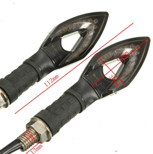 Світлодіодні повороти Arrow 16 чорні