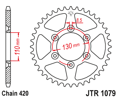 Привідна зірка JT JTR1079.53