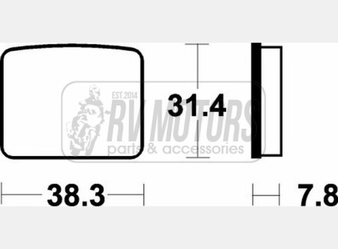 Тормозные колодки SBS 625HF