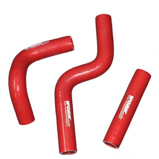 Коплект патрубков системы охлаждения Kawasaki KX80 KX85 KX100 98-13 WORK 052R