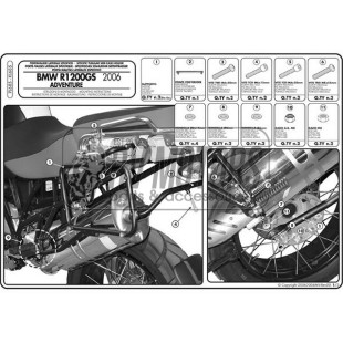Крепления под боковые кофры KAPPA Monokey BMW R1200GS KL685