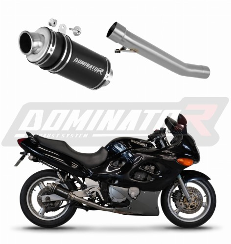 Прямоток Suzuki GSXF 600 1998 - 2006 DOMINATOR GP1 черный