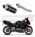 Прямоток Suzuki GSXF 600 1998 - 2006 DOMINATOR GP1 черный