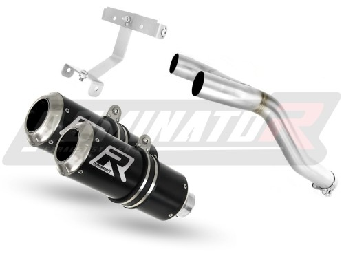 Прямоток Yamaha FZ6 FAZER 600 S2 2006 - 2010 DOMINATOR GP черный