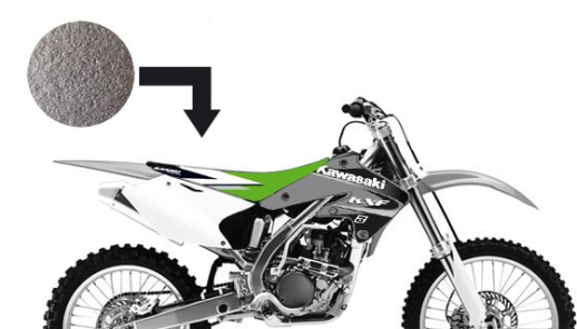 Обшивка сидіння KAWASAKI KXF 250/450 '09-'10 (12) BLACKBIRD E1429A