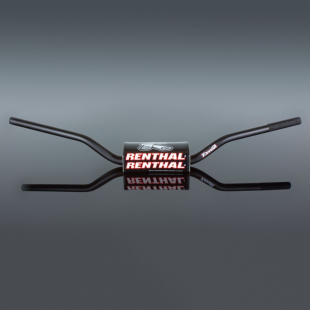 Алюминиевый руль RENTHAL 28.6 mm Черный 605-01-BK