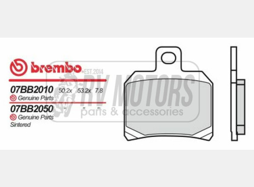 Гальмівні колодки BREMBO BRM 07BB22SA
