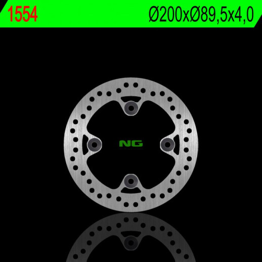 Гальмівний диск передній NG SUZUKI LT-A 700/750 KING QUAD 05-08 (200X89,5X4,0MM) (4X10,5MM) NG1554