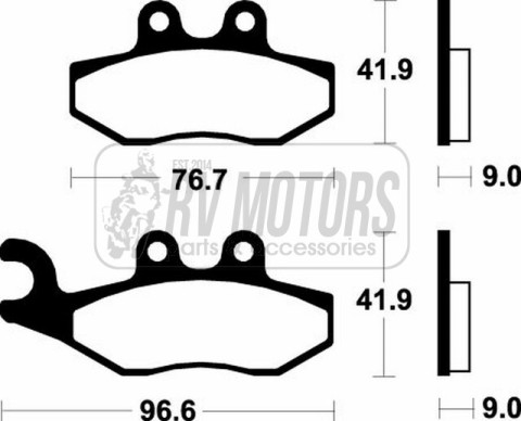 Тормозные колодки SBS 177HF