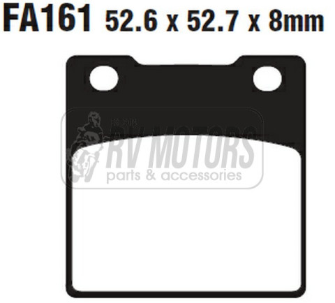 Тормозные колодки EBC FA161