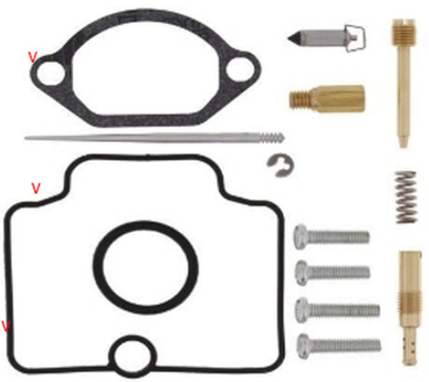 Ремкомплект карбюратора KAWASAKI KX 85 '01-'13 BEARING WORX CK50848 (26-1396)