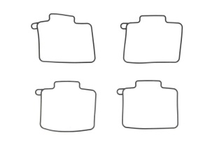 Прокладка поплавковой камеры (4шт) YAMAHA YZ 125 1999- TOURMAX FBG-226