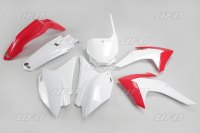 Комплект пластика UFO HONDA CRF 230 '15-'18 (белый/красный) (HO118E999) HOKIT118999