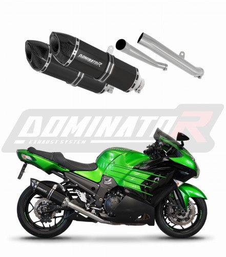 Прямоток KAWASAKI ZZR 1400 2012 - 2023 DOMINATOR HP5 черный